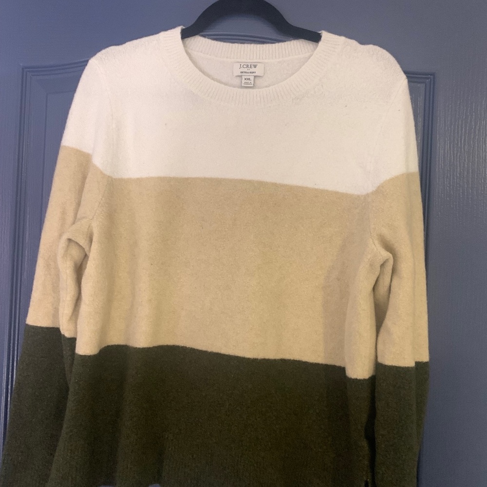 J Crew Striped sweater
